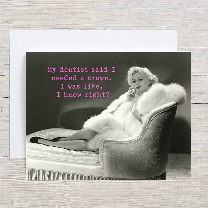 My Favorite Things - Wholesale Everyday Greeting Card - GREETING CARD GC-CROWN0