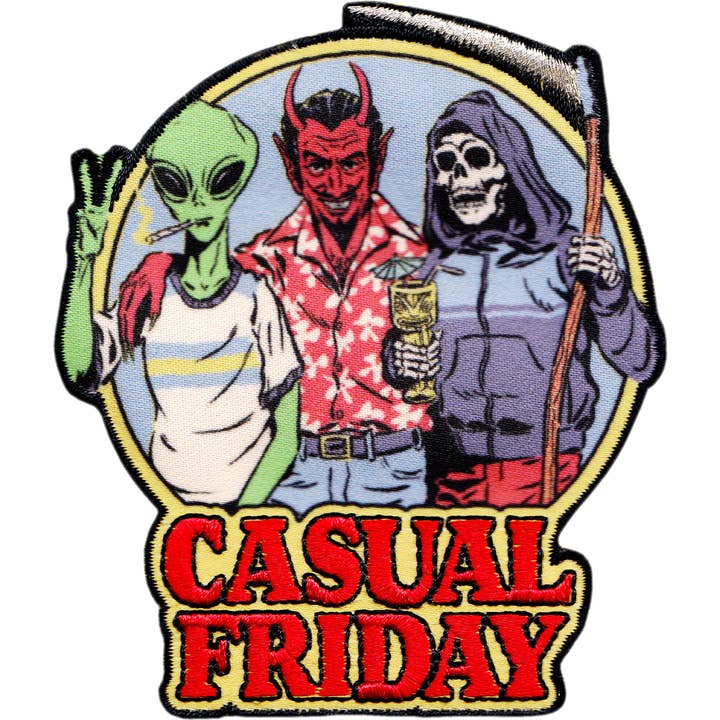 Patch - Steven Rhodes - Casual Friday - Horror Humor for wholesale by Square Deal Recordings & Supplies