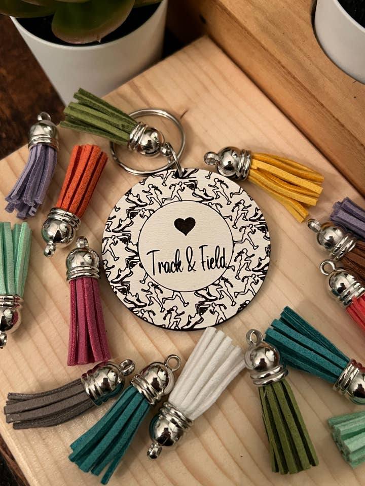 track and field keychain for wholesale by Suchfungoods