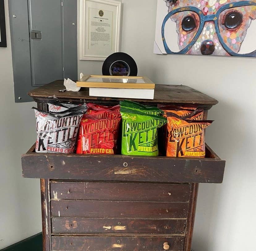 Lowcountry Kettle - Wholesale Chips - Fried Pickle Potato Chips - 24 bags7