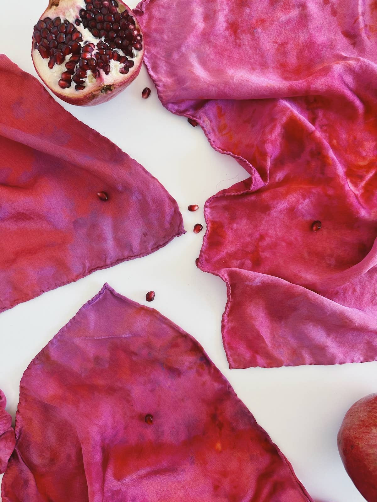 Mira Blackman - Wholesale Sjaal - Dames - Zijden sjaal met handgeverfde grote streeppatronen (10 kleuren) - veelzijdige bandana14