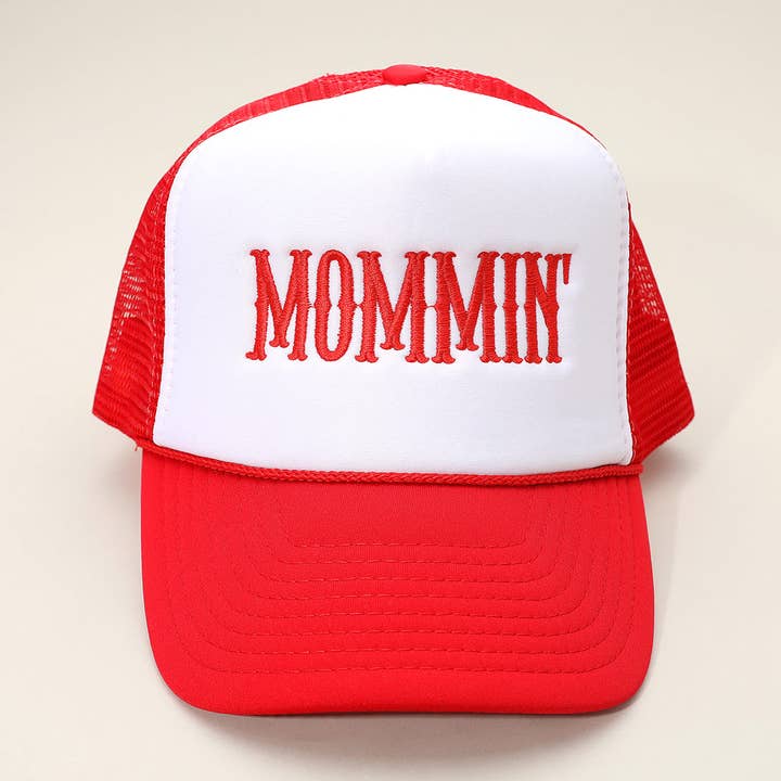 Sensibling Corp. - Wholesale Trucker Hat - Women's - MOMMIN Embroidered Mesh Back Trucker Hat6