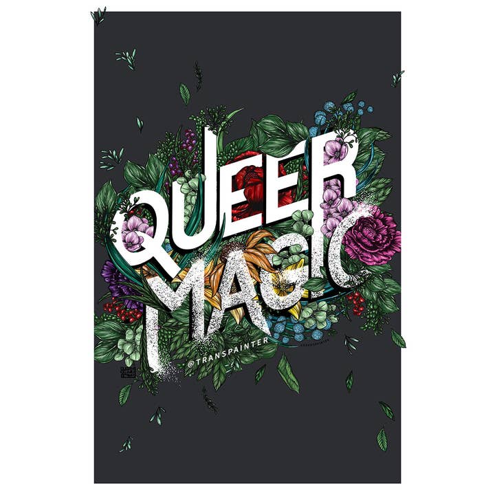 Transpainter - Wholesale Sticker - Queer Magic Sticker | LGBTQ+ Pride Bumper Stickers