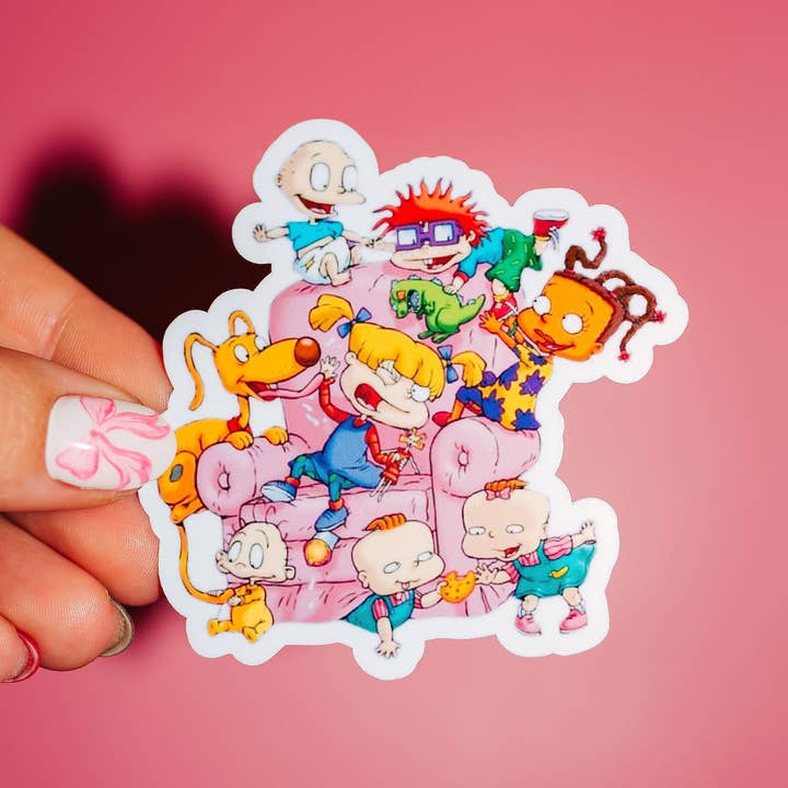 ShopSourSweetener – Engroshandel Klistermærke – Rugrats stolklistermærke, 90'ernes børneshow0