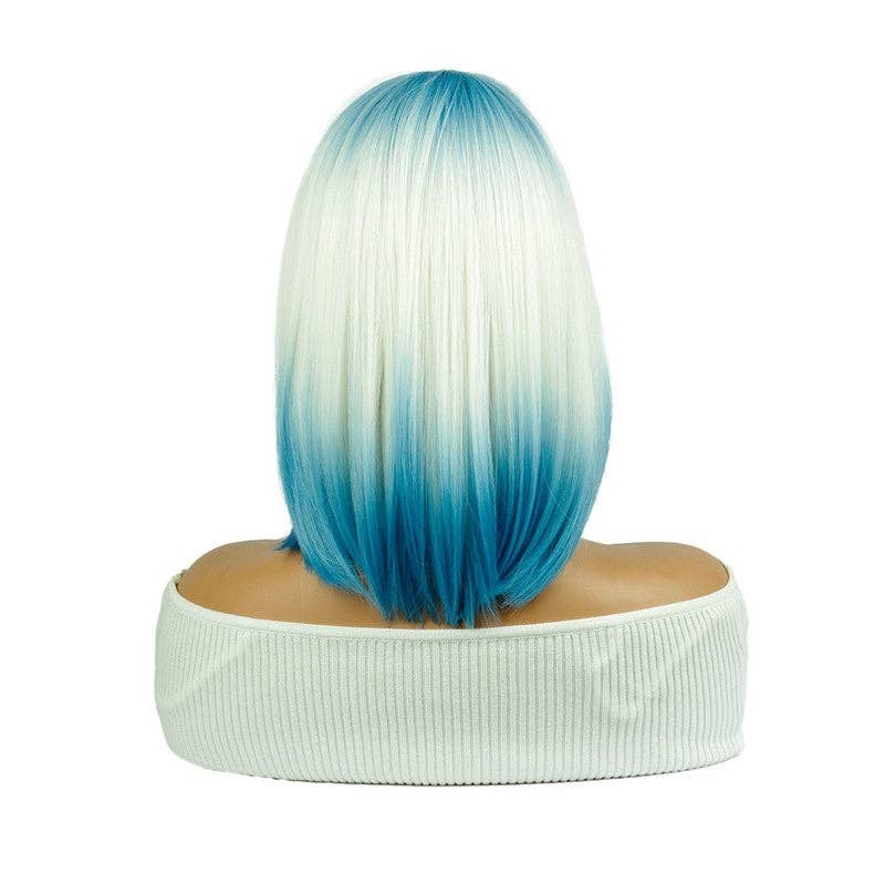 FurDecoration - Venta al por mayor Extensiones para el pelo - Peluca corta degradada con flequillo5