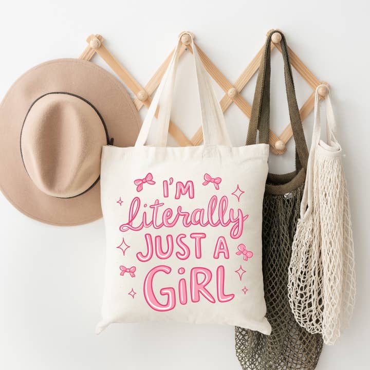 The Gift Genie LLC - Wholesale Tote Bag - Unisex - I'm Literally A Girl - Tote Bag0