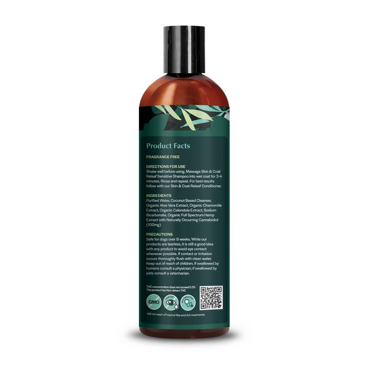 Pet Releaf CBD - Wholesale CBD Pet Products - Topical - Sensitive Skin CBD Shampoo For Dogs