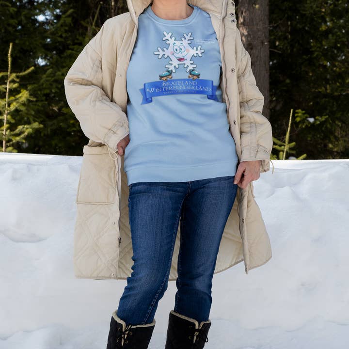 Skateland Winterfunderland Snowflake Steve Unisex Crewneck for wholesale by inspire