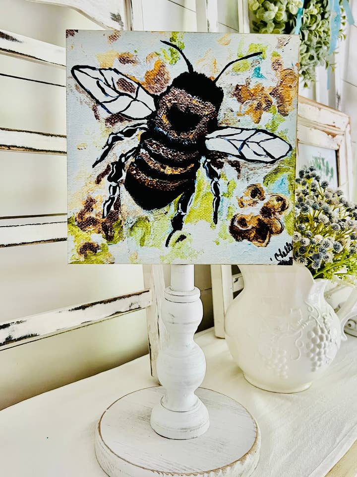 Seasonal & Everyday Toppers: Bumbles the Bee for wholesale by The Happy Butterfly