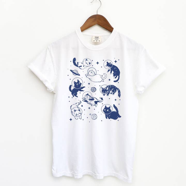 Cats In Space T-Shirt for wholesale by Blue Giraffe Inc
