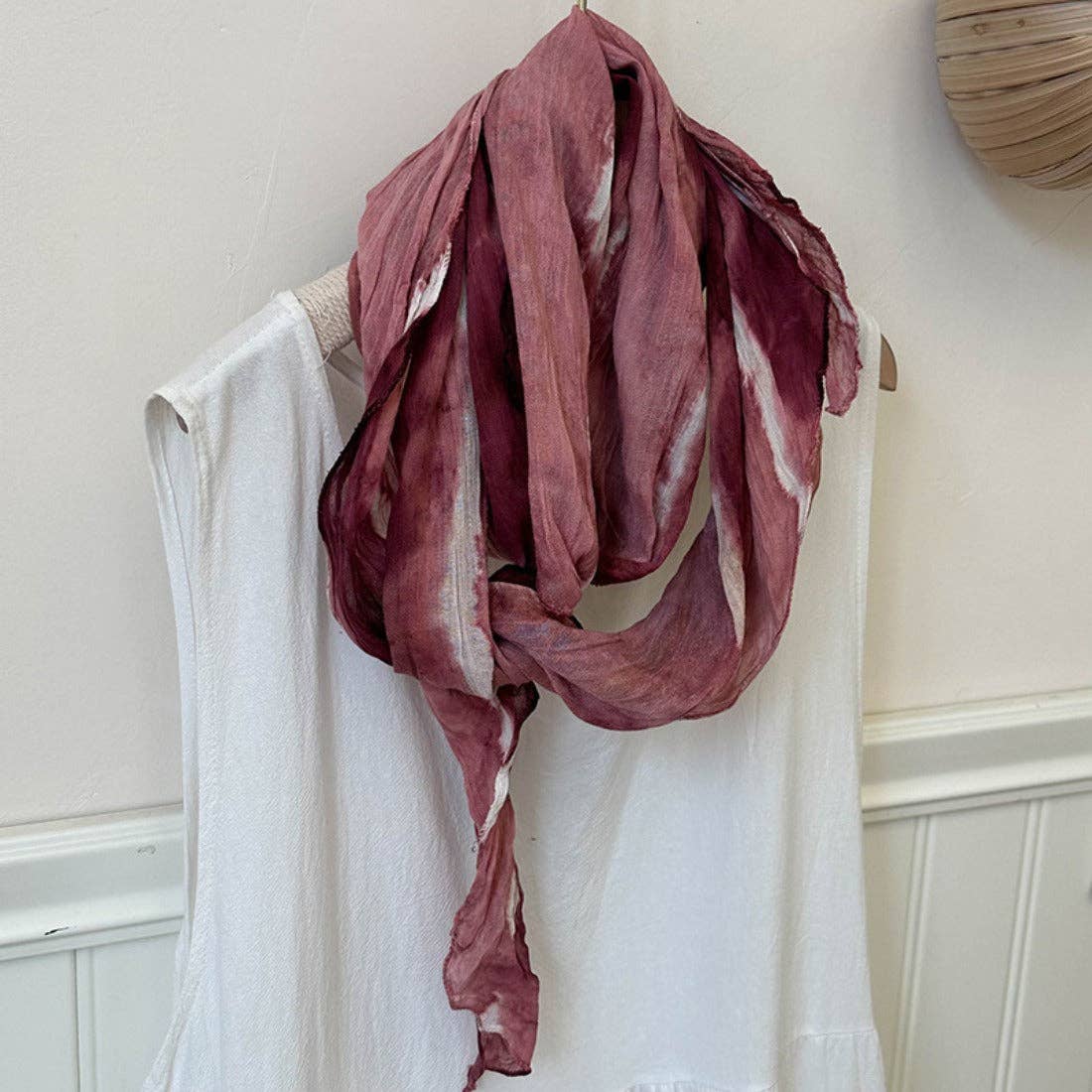 Funkyrel® Atzbranding Limited – Großhandel Schal – Damen – Scarvii - Leichter Batikschal2