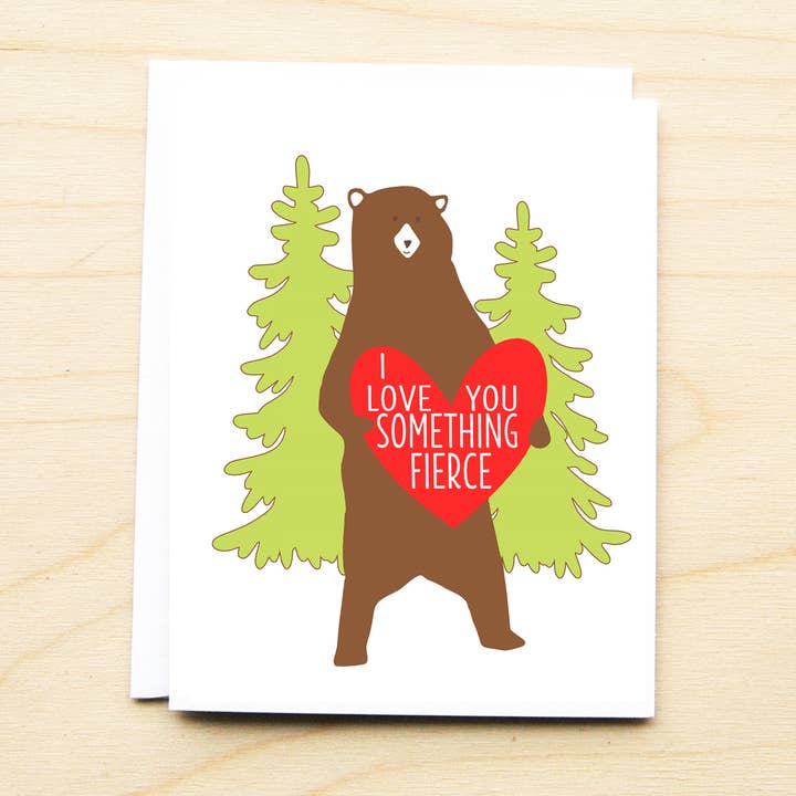 Something Fierce Card for wholesale by KTF Design Co.