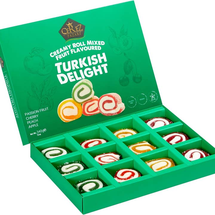 Turkish Delight Creamy Roll 340g for wholesale by Mahdina