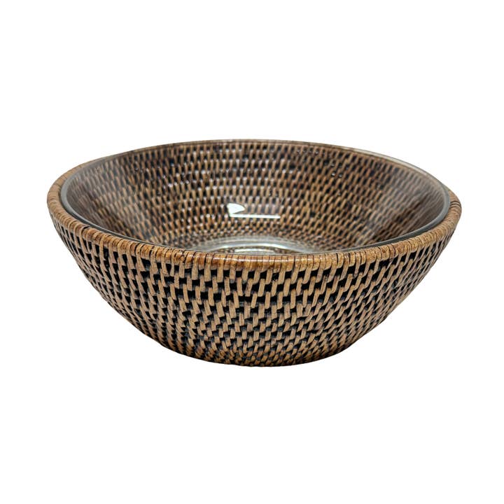 Rattan Salad Bowl for wholesale by ISHELA
