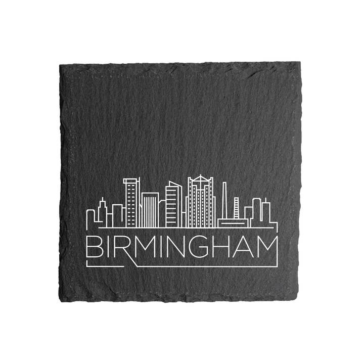 Blue Ridge Mountain Gifts - Wholesale Coasters - Birmingham AL Skyline - UV Printed Coasters1