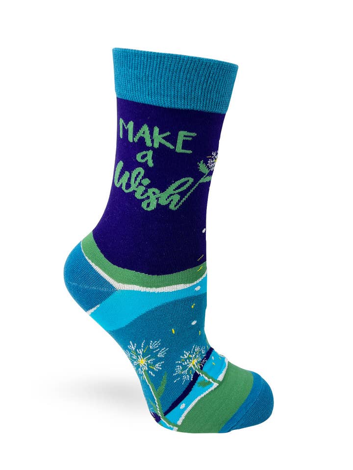 Fabdaz - Wholesale Socks – Women's - Make a Wish Women's Novelty Crew Socks1