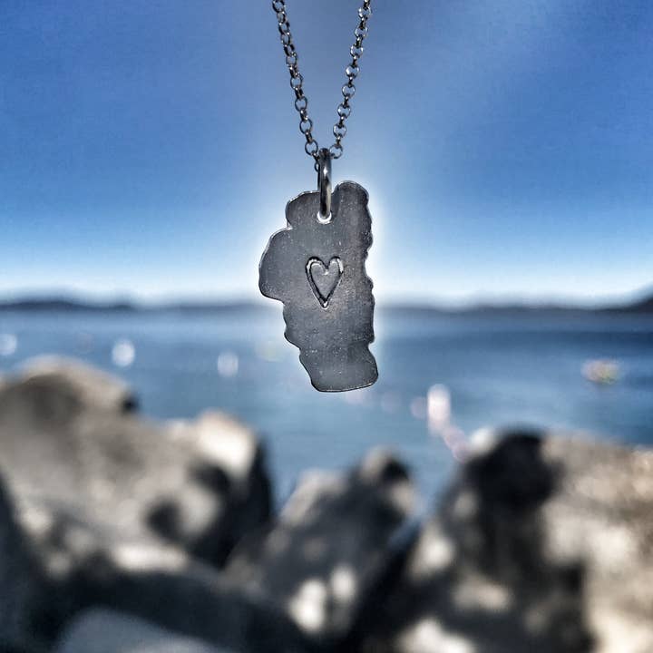 Tahoe Love Necklace for wholesale by Krista Tranquilla Studio