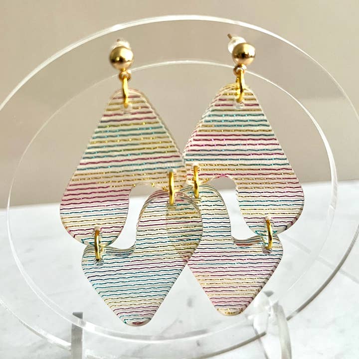 Pendientes de Trapecio - Hilo de Verano para venta al por mayor de She’s Crafty Handmade
