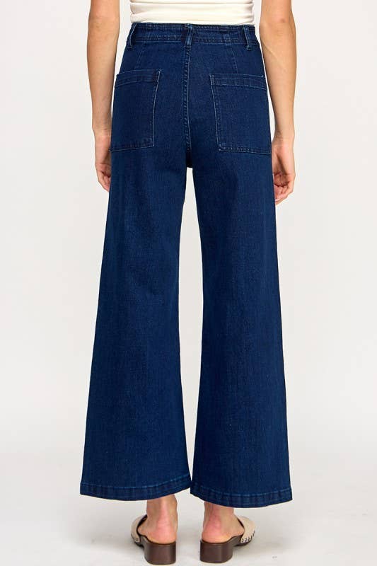 Dark Denim THE MARINE STRAIGHT PANTS for wholesale on Faire5