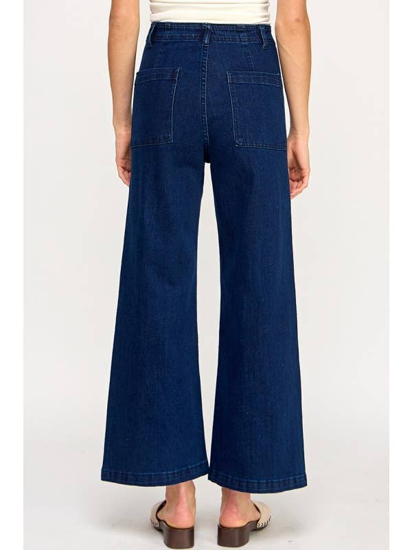 Dark Denim THE MARINE STRAIGHT PANTS for wholesale on Faire5