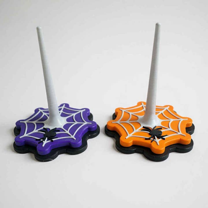 Halloween Spider Web Yarn Spinner – 3D Printed Yarn Holder for wholesale by Loops And Layers