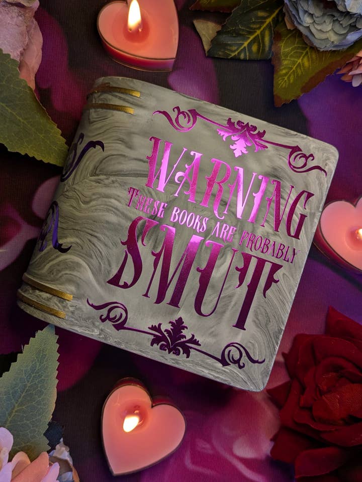 Warning: SMUT Book Pot for wholesale by Krorroskos Designs