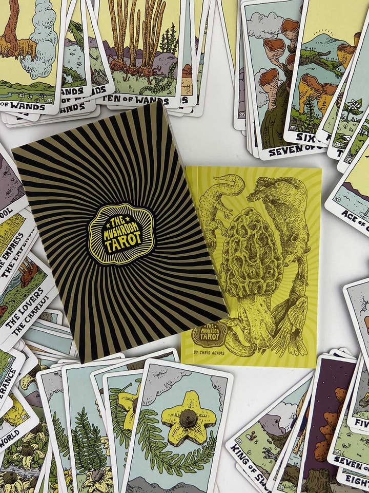 The Mushroom Tarot, 2nd Edition for wholesale by Sporelust!