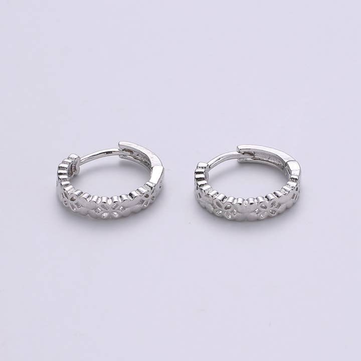 Aim Eternal - Wholesale Huggie Earrings - 1 Pair Simple Minimalist Gold Filled Huggies K662~6641