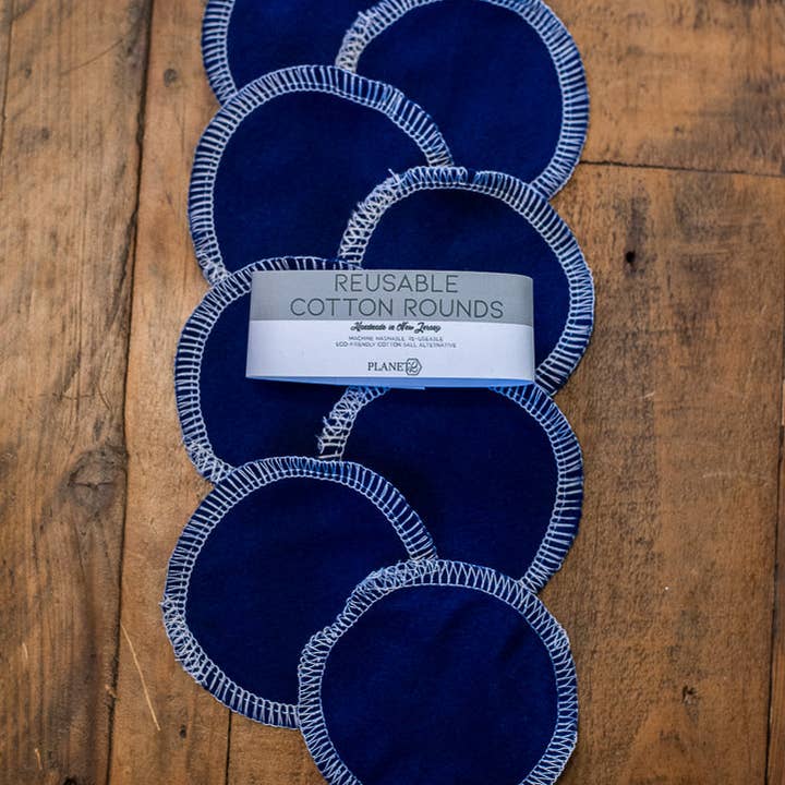 Cotton Rounds - Navy Solid for wholesale by Planet B, Inc.