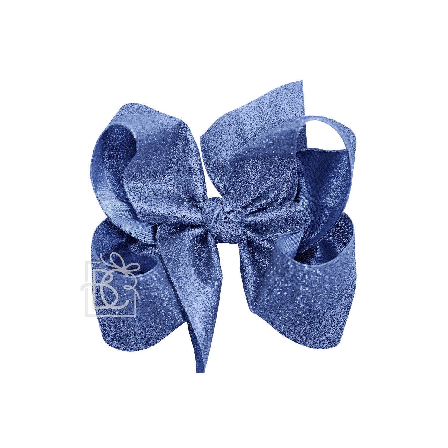 Beyond Creations, LLC - Wholesale Hair Bow - Kids - GLITTER METALLIC BOW ON CLIP45