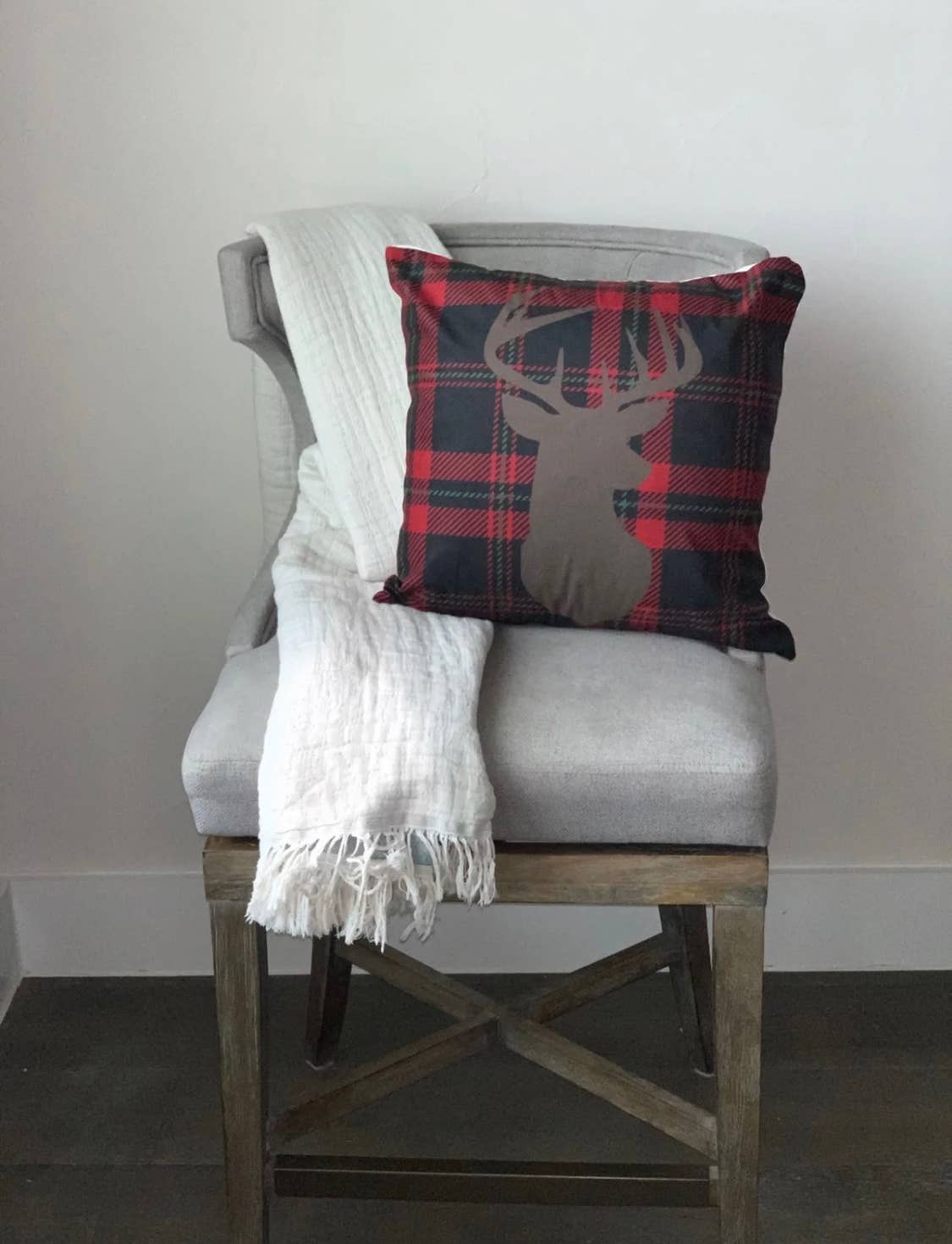 Delmar Decor - Vendita all'ingrosso Fodera cuscino decorativo - Federa per cuscino natalizio, 45,7 x 45,7 cm0