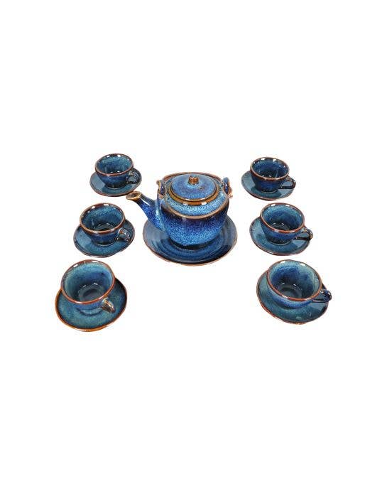 Khla - L'épicerie du Mékong - Wholesale Tea Pot - Vietnamese porcelain teapot (round)2