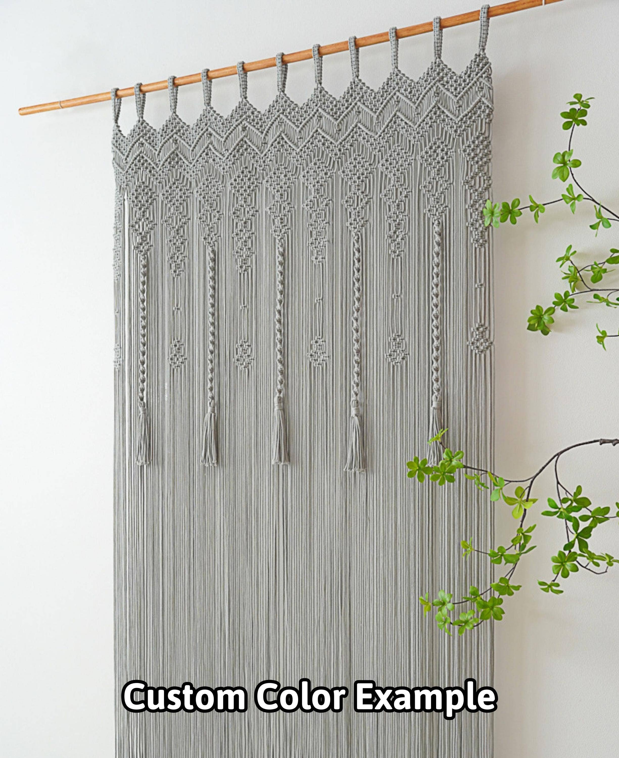 BeanDaikon – wholesale Curtain – Macrame Boho Tassel  Curtain C164