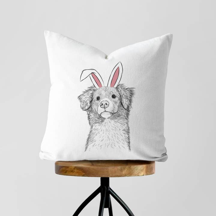 Inkopious - Wholesale Throw Pillow Cover - Vixen the Nova Scotia Duck Tolling Retriever - Throw Pillow Cover5