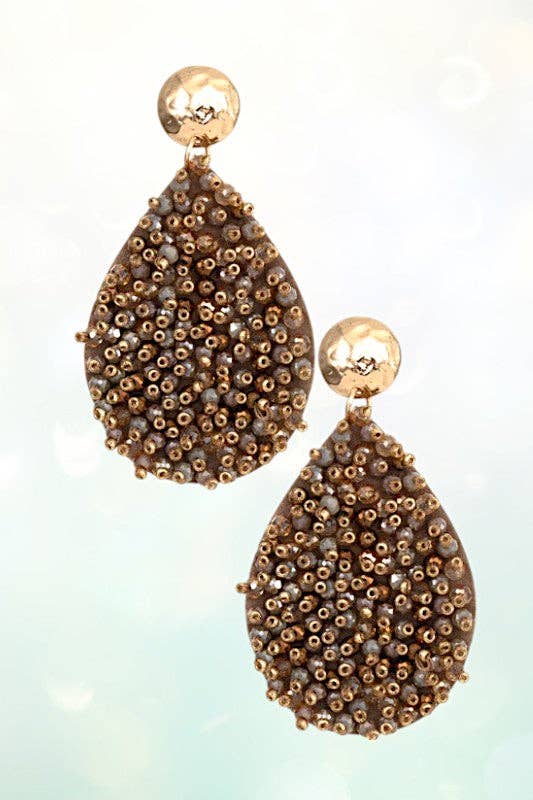 Andrea Bijoux - Wholesale Dangle Earrings - WIRE BEAD CLUSTER TEARDROP EARRING4