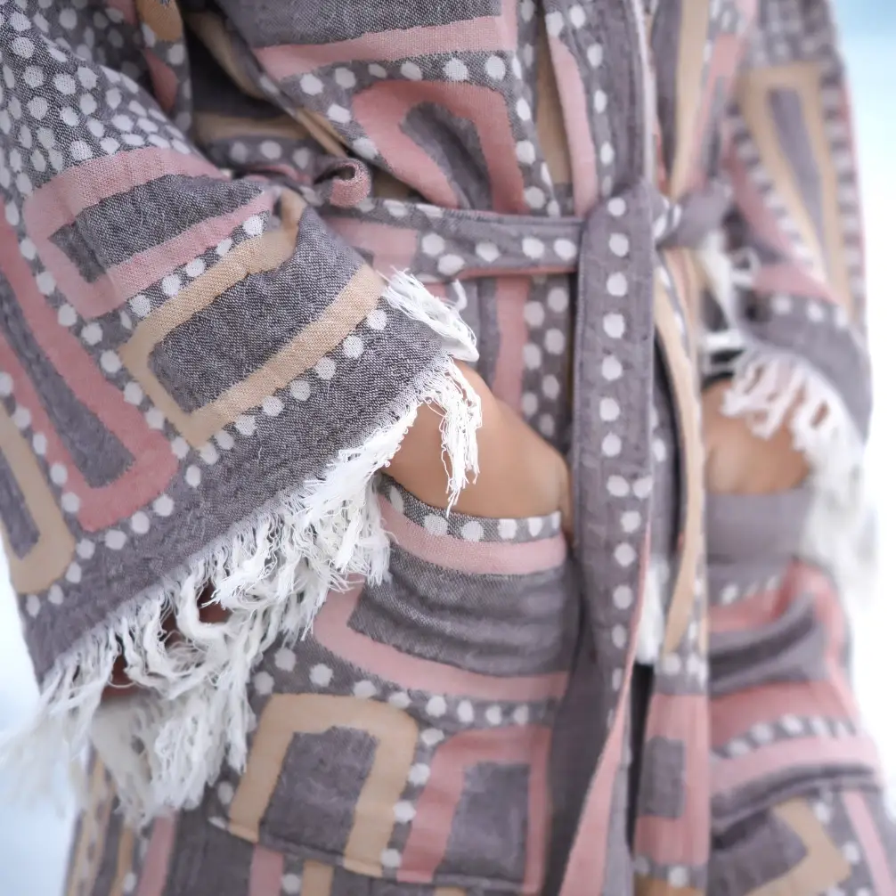 Bagno Milano - Vente Peignoir – femme - Collection de peignoirs et ponchos en peshtemal bio Bagno Milano48