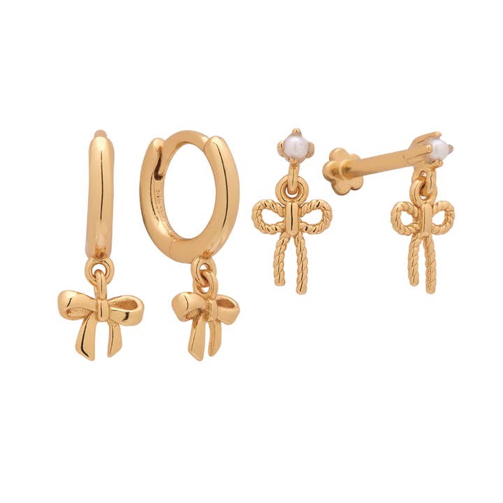 S-kin Studio Jewelry - Wholesale Jewellery set - Ava Bow Earrings Set6