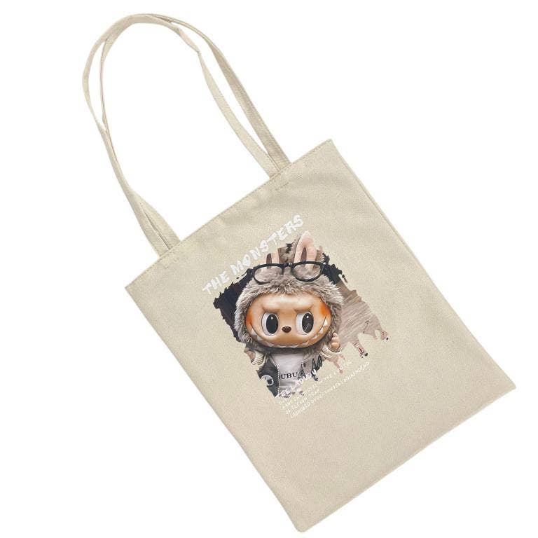 Chenson & Gorett - Wholesale Tote Bag - Women's - Labubu Design Canvas Tote Bag for Women 580196
