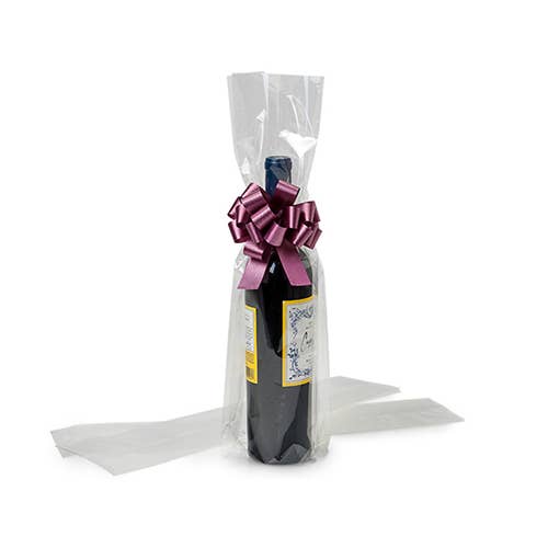 Clear 1.2 Mil Gusset Cellophane Bags for wholesale on Faire9