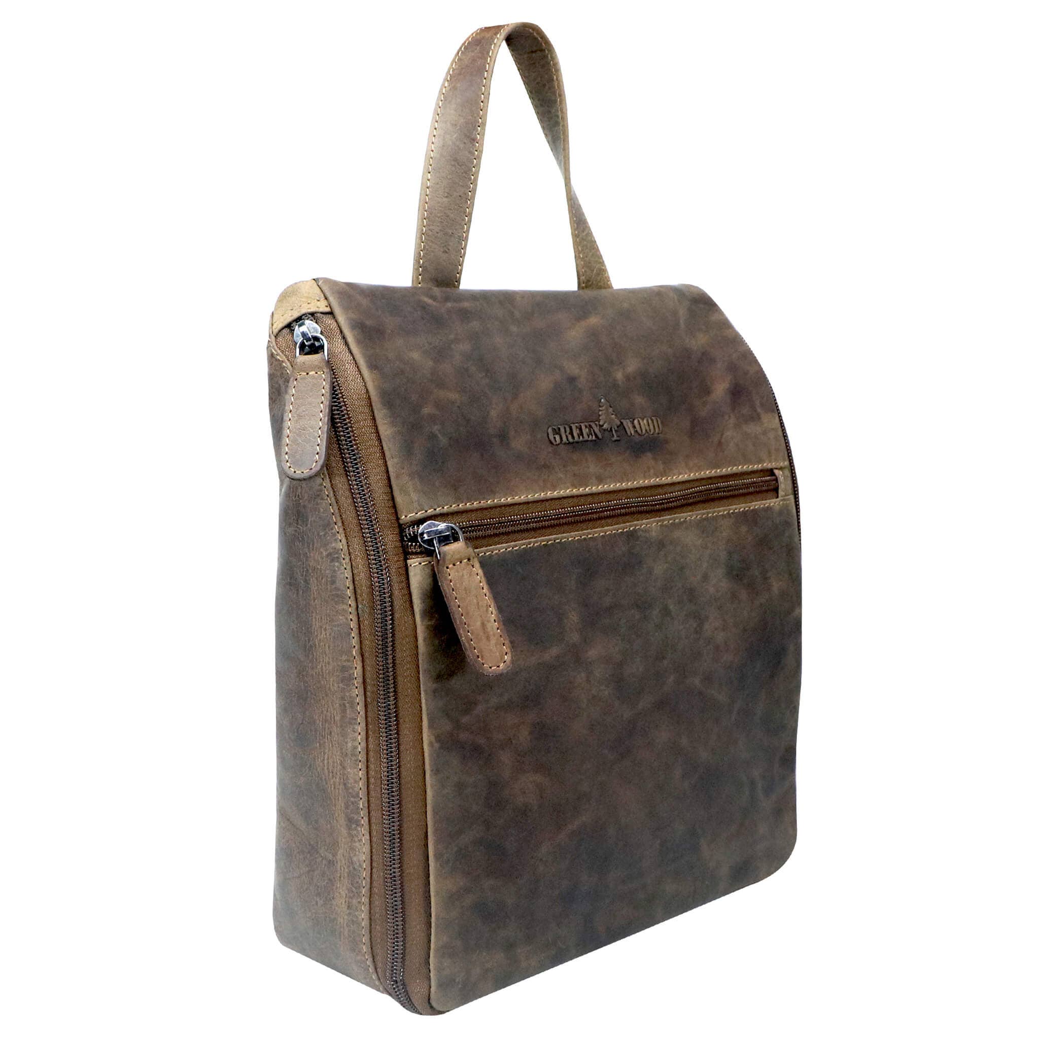 Greenwood – Großhandel Schmink-/Kosmetiktasche – Gerd Kulturtasche zum Aufhängen Damen Kosmetiktasche Herren Leder27