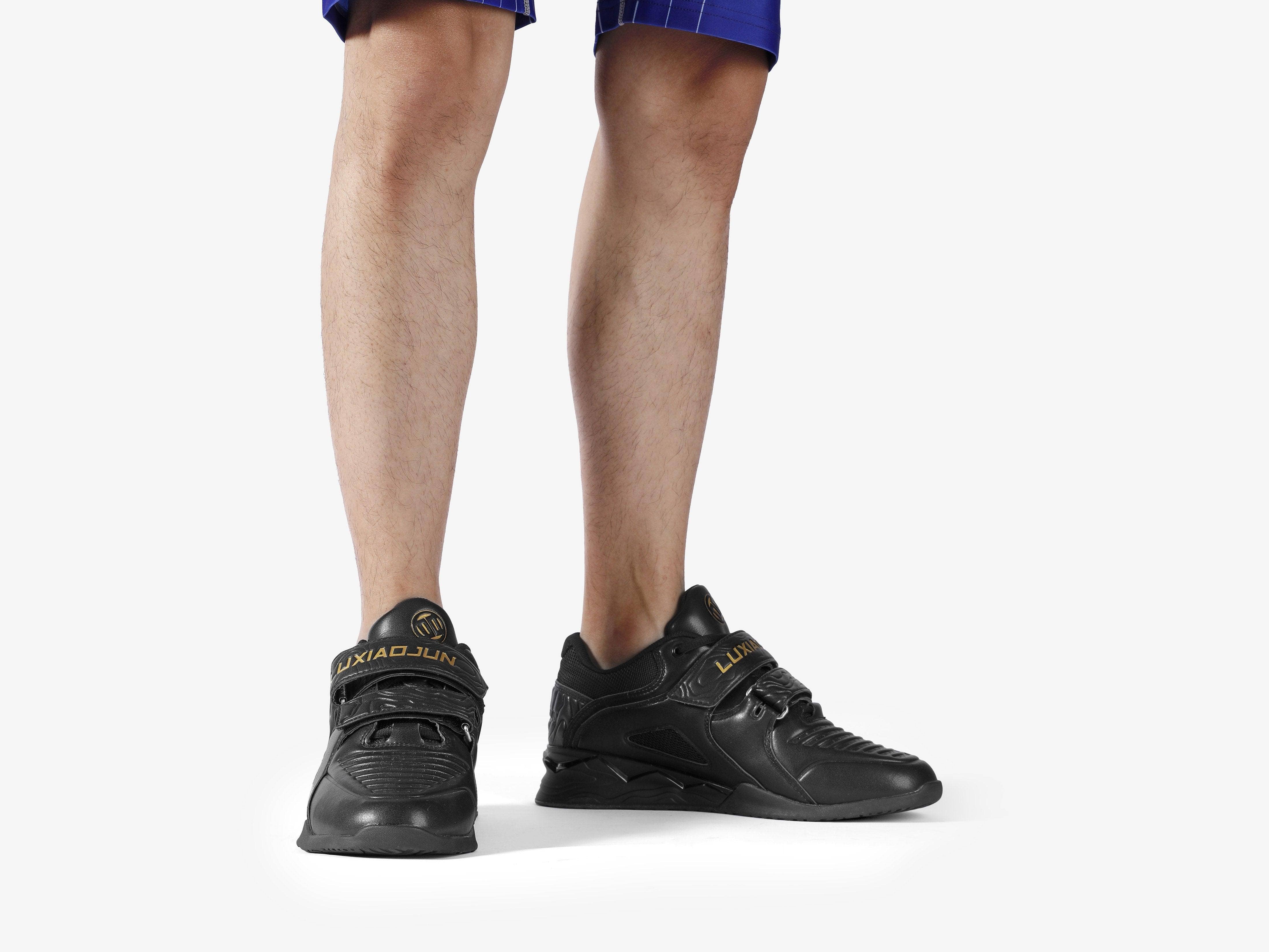 Black LUXIAOJUN PowerPro I Weightlifting Shoes(Black) for wholesale on Faire7