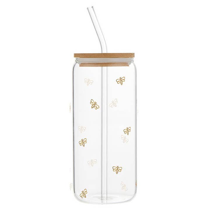 Glass Cold Brew Tumbler - Bee for wholesale by Santa Barbara Design Studio by Creative Brands
