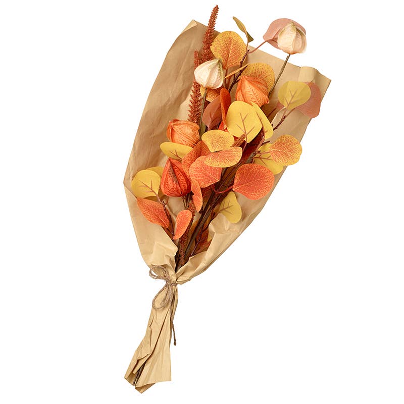 Heaven Sends – wholesale Dried/pressed flowers – RUSSET FOLIAGE BOUQUET0