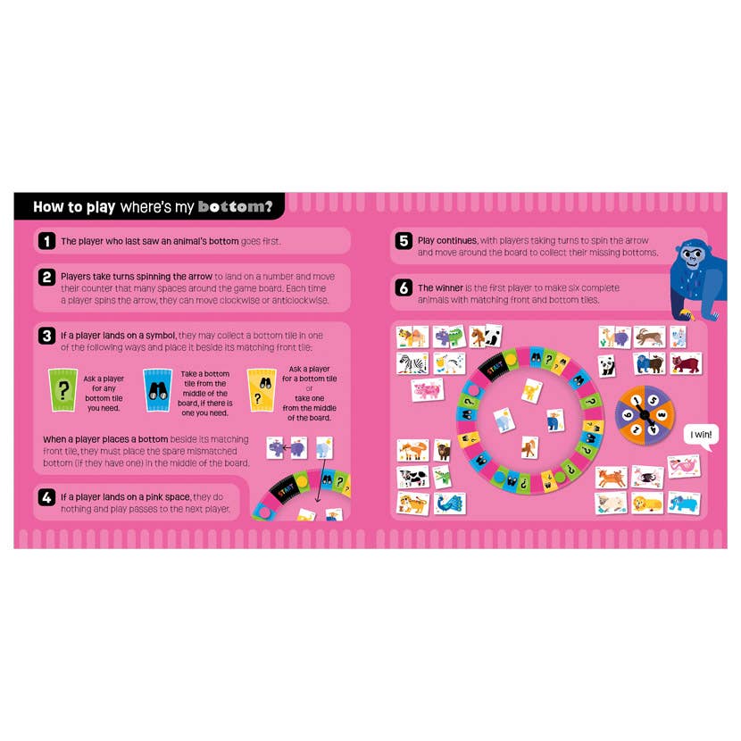 Make Believe Ideas – wholesale Brain game – Child – Where’s My Bottom?2