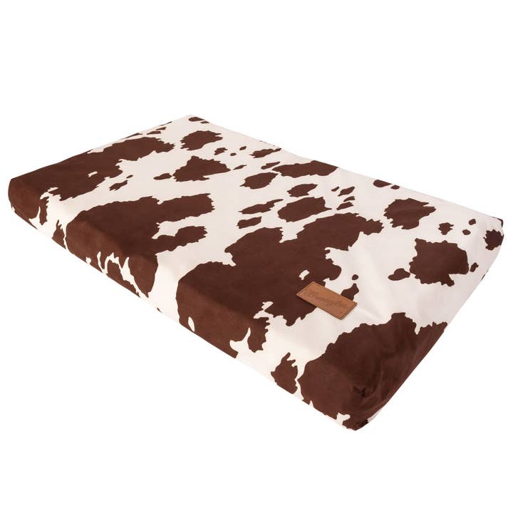 Lexington Pet & Wrangler Pet - Wholesale Pet Crate Pad - Dog - Wrangler Reversible Crate Mat Cow Print