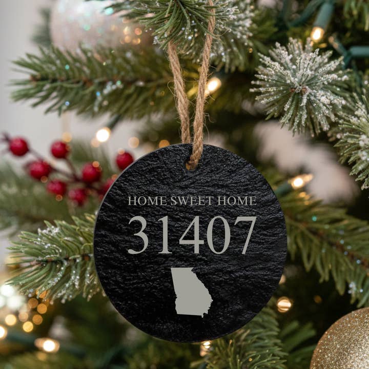 Adorno de pizarra personalizado Hogar Dulce Hogar - Código Postal y Estado para venta al por mayor de Beach, Cats & Wine