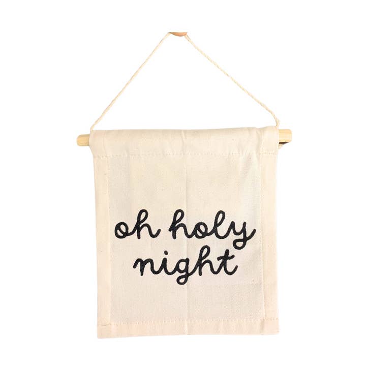 oh holy night hang sign for wholesale by Imani + Kids by Imani Collective