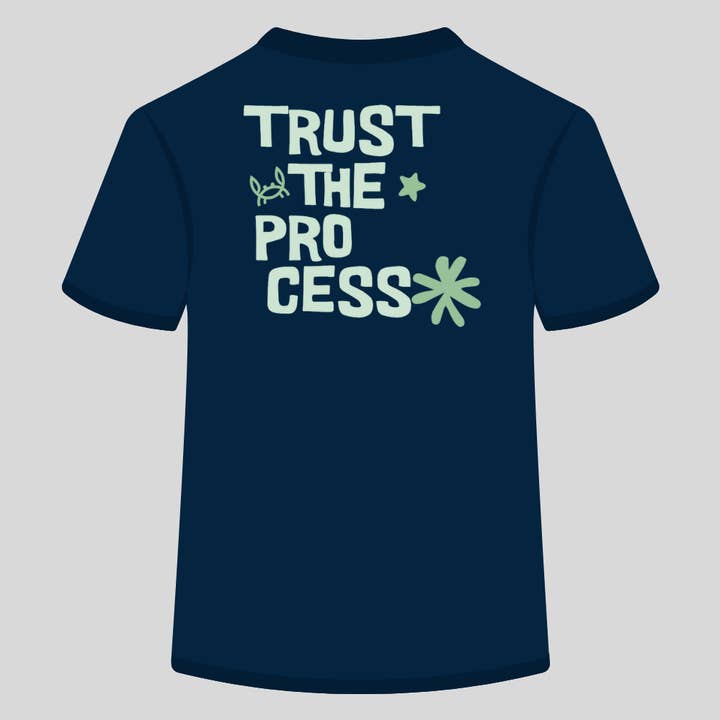 Trust the process Navy T-shirt | Auckland for wholesale by Custi Mikelo: Men's Clothing & Christmas Gifts