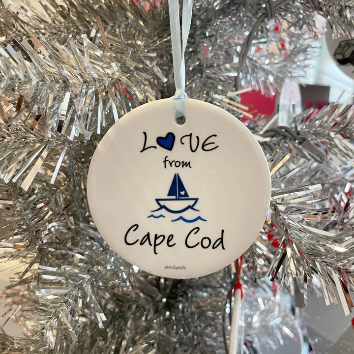 philoSophie's Stationery & Gifts – Engroshandel Julepyntsæt – Havfrue/Sejlbåd Julepynt Sæt Tilføj Navn1