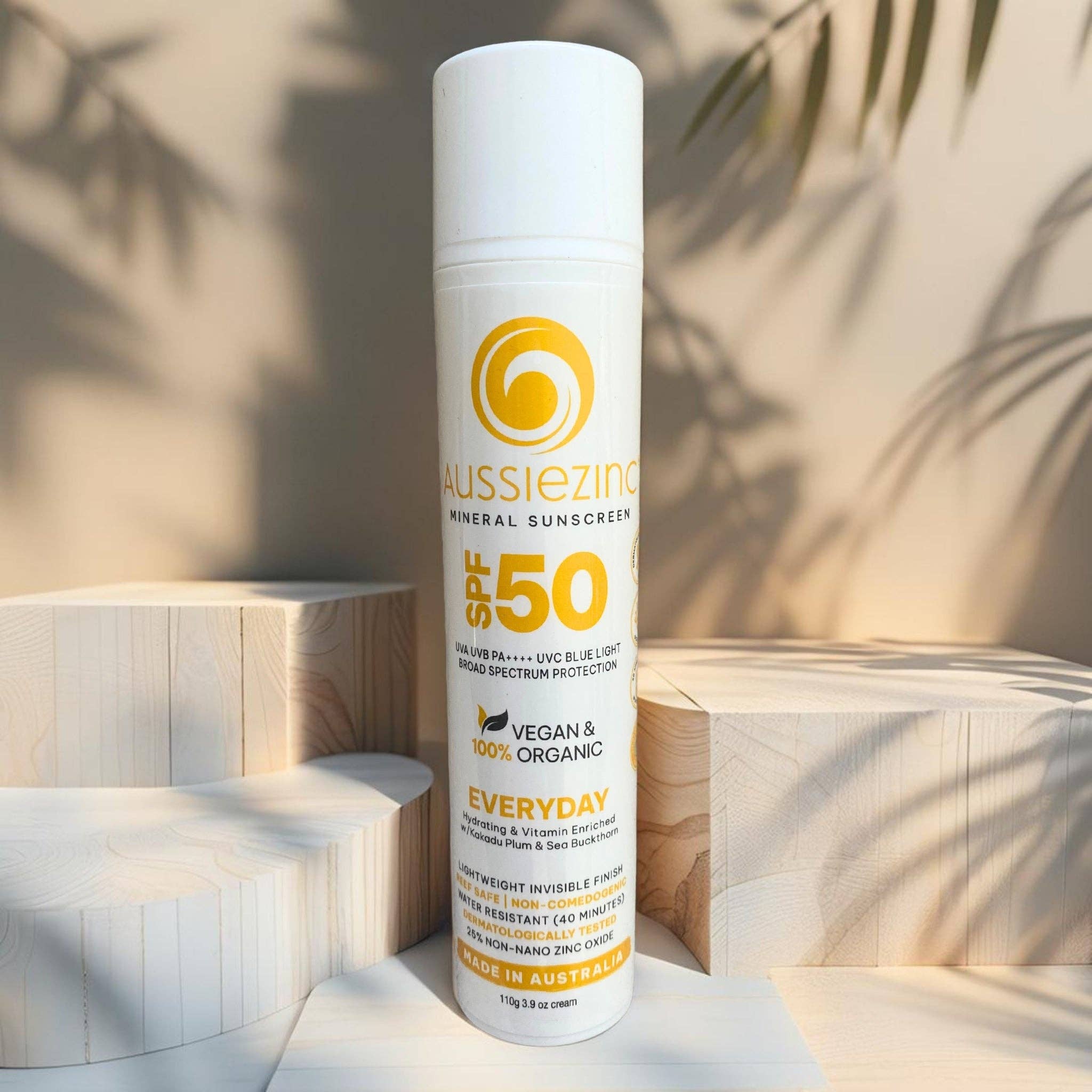 AussieZinc Mineral Sunscreen - Vente Crèmes solaires - Écran solaire minéral organique SPF50+ quotidien5
